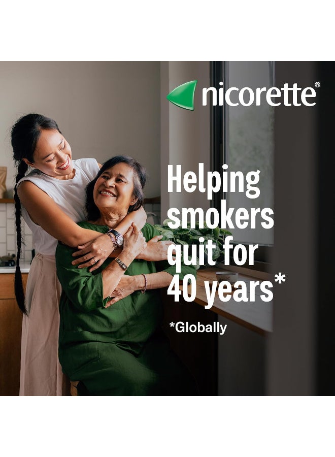 Nicorette Icy White 4mg Gum (105 Pieces), Discreet Stop Smoking and Stop Vaping Aid to Help you Quit For Good, Tackle Cravings and Withdrawal Symptoms, Nicotine Gum (Quit Smoking or Vaping) - Image 4
